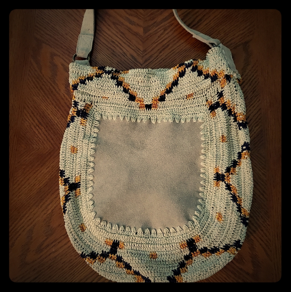 Anthropology -Jasper & Jeera bag hobo leather